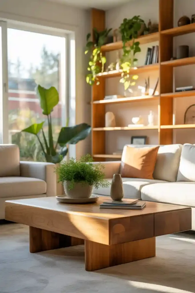 Incorporate Natural Wood Furniture