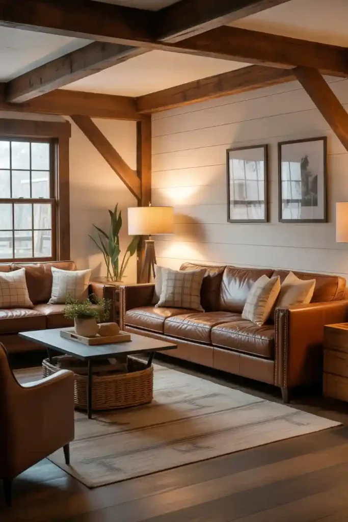 Rustic Farmhouse Family Room