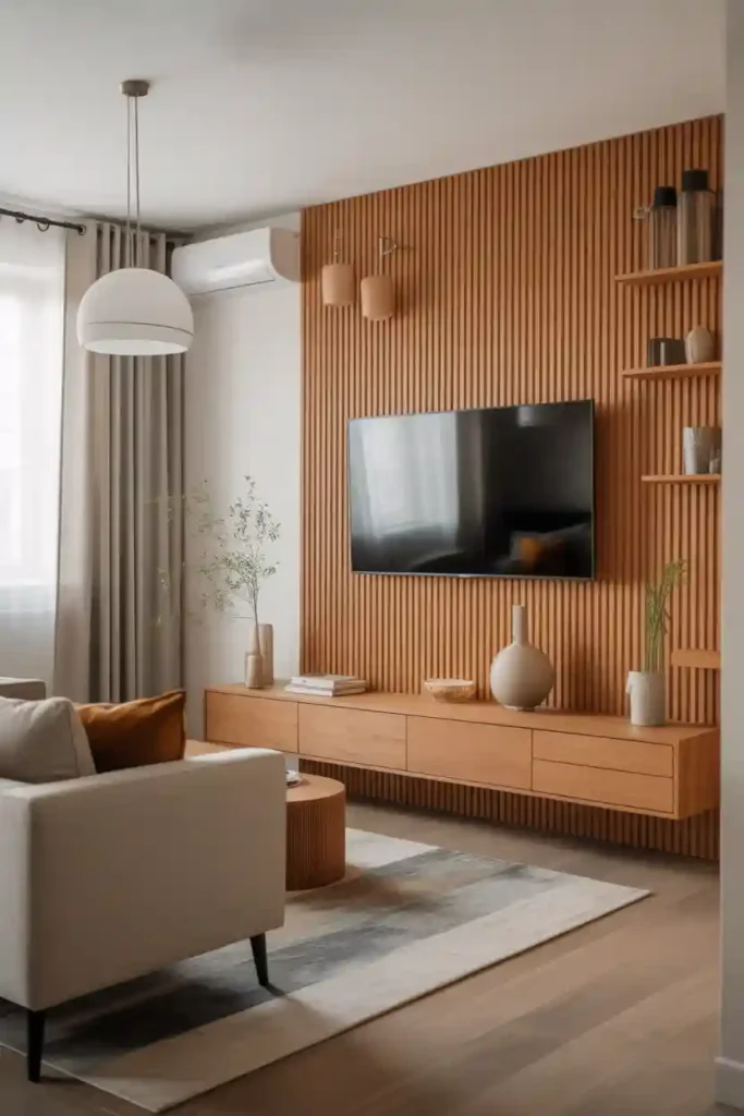 Wood Slat Feature Wall