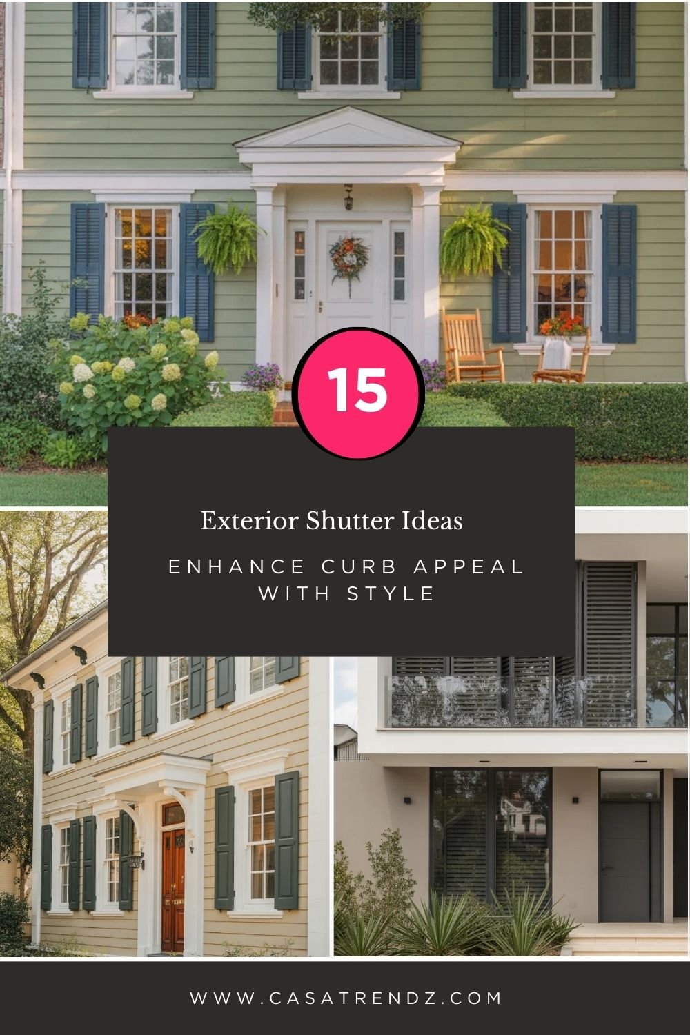 15 Exterior Shutter Ideas: Enhance Curb Appeal with Style