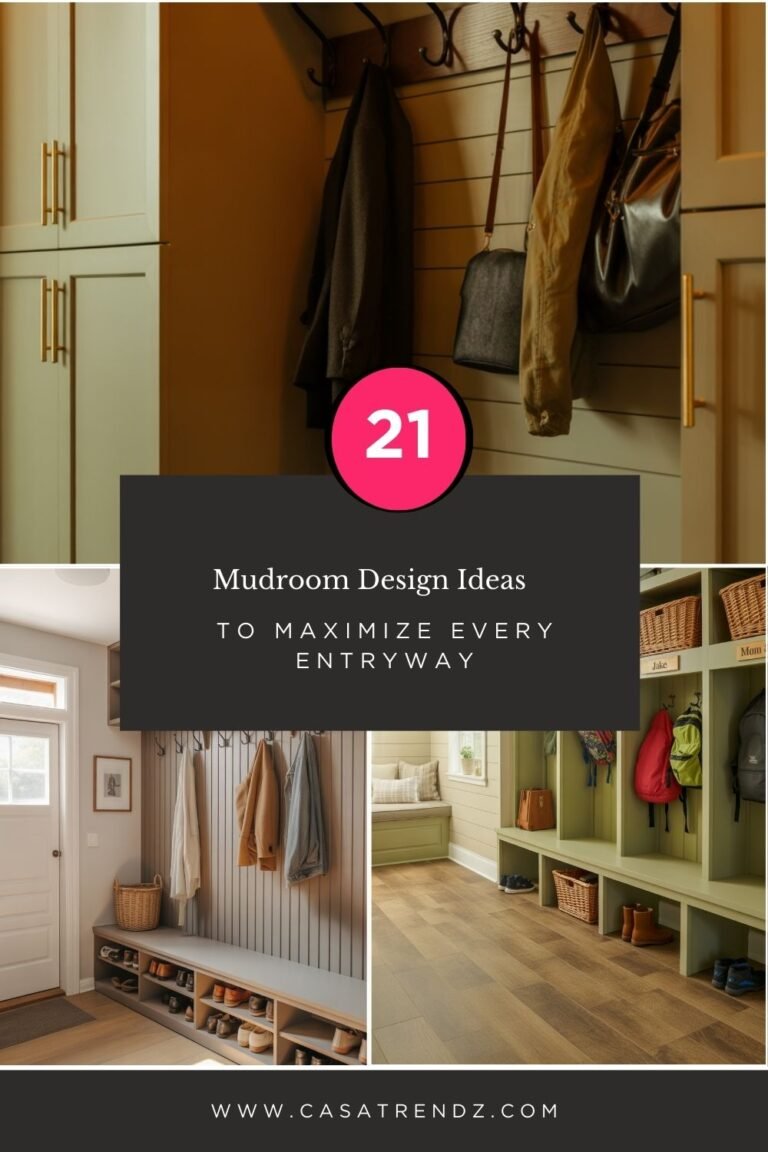 21 Mudroom Design Ideas to Maximize Every Entryway