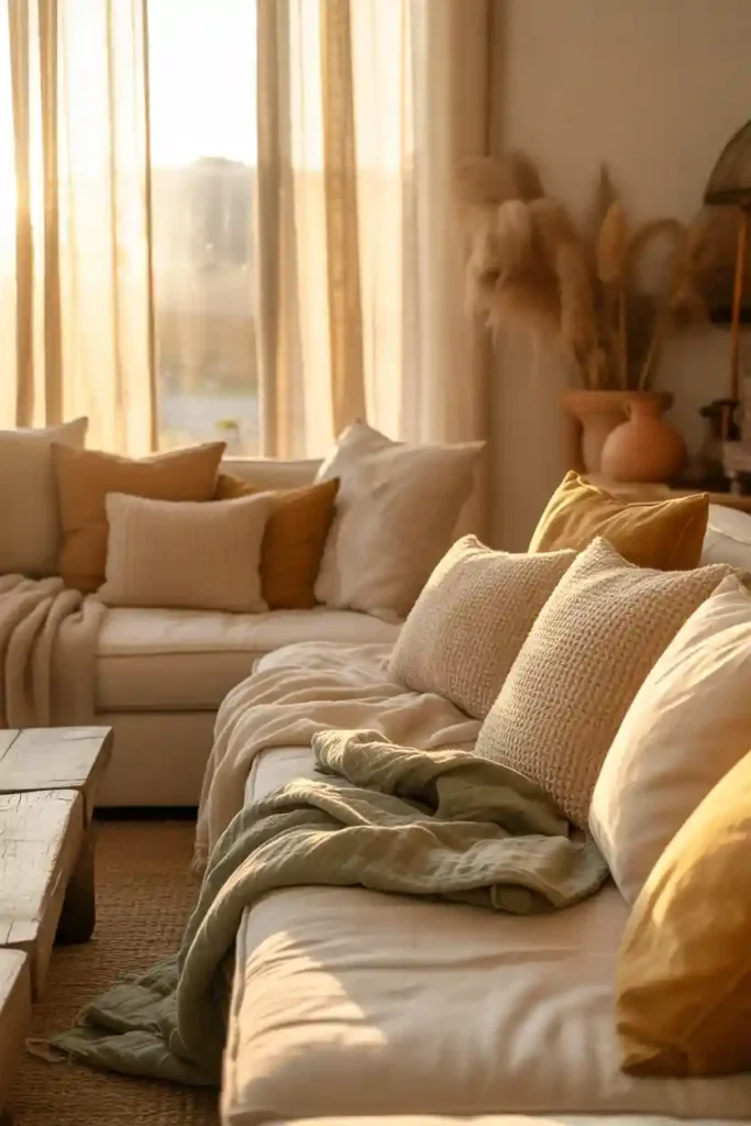 Layer Textures with Linen and Cotton