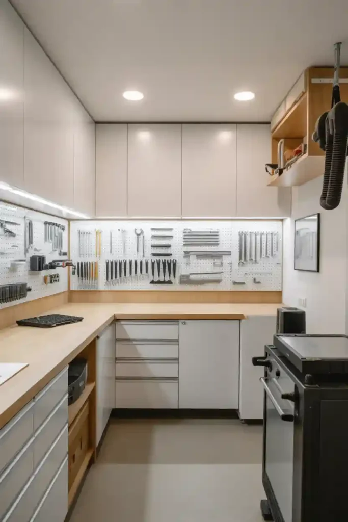 Minimalist Modern Workshop