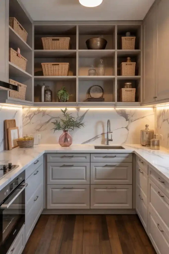  Marble or Quartz Countertops