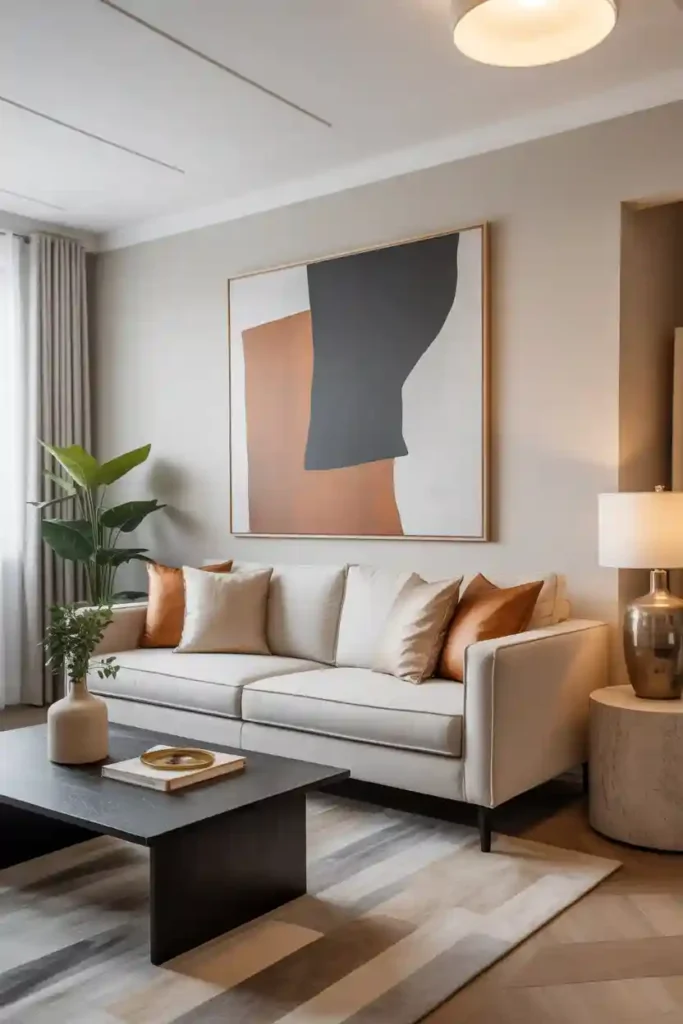 Add Oversized Minimal Artwork