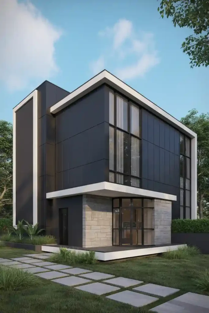 Black and White Contrast Exterior