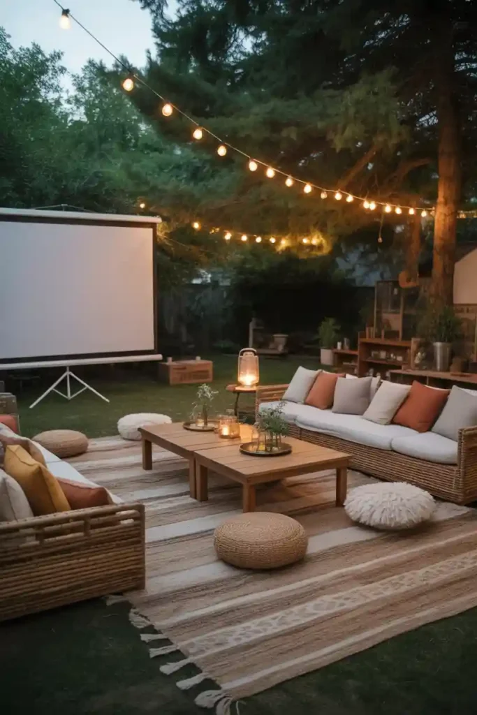 Boho Picnic Movie Setup