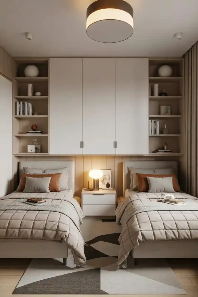 Built-In Storage Wall