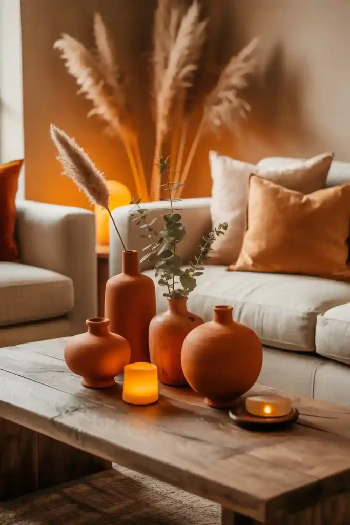 Introduce Terracotta and Clay Accents