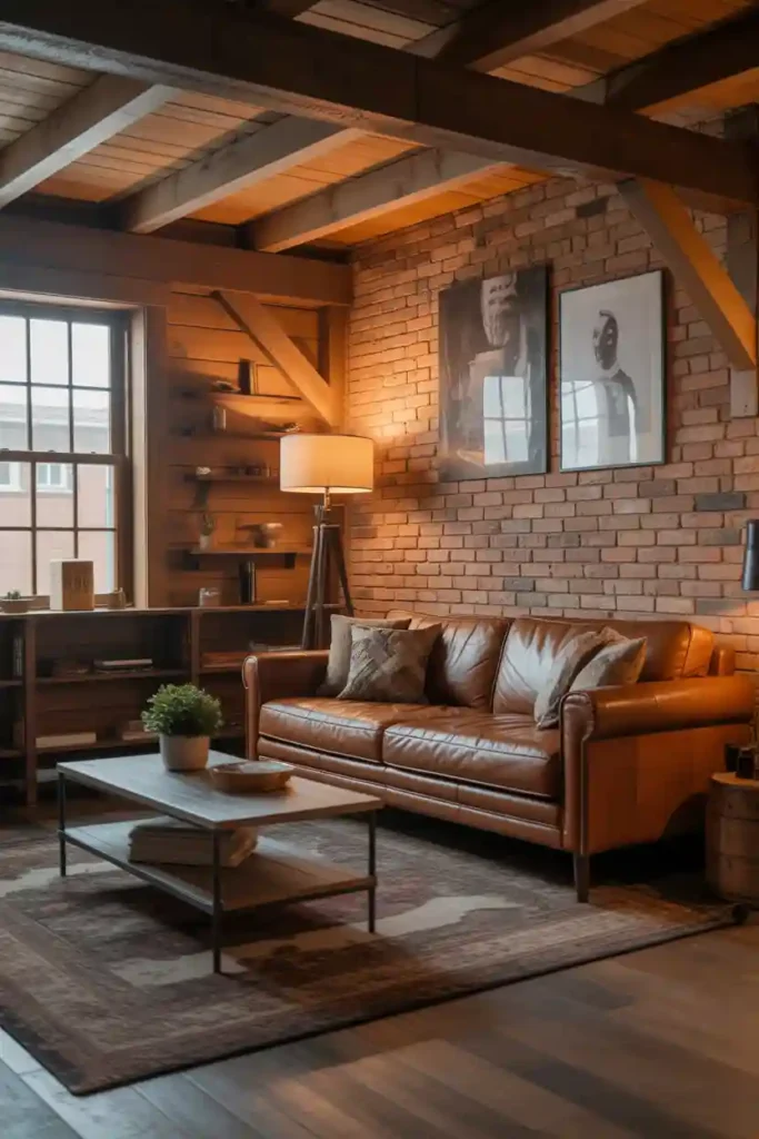 Rustic Basement Lounge