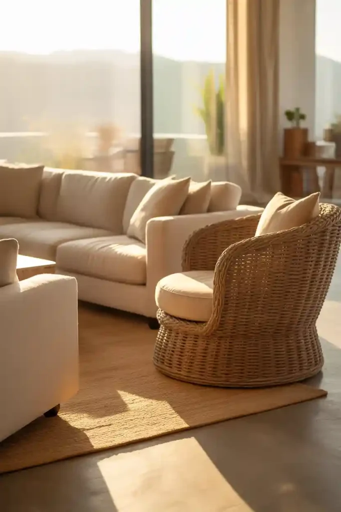  Use Woven and Rattan Details