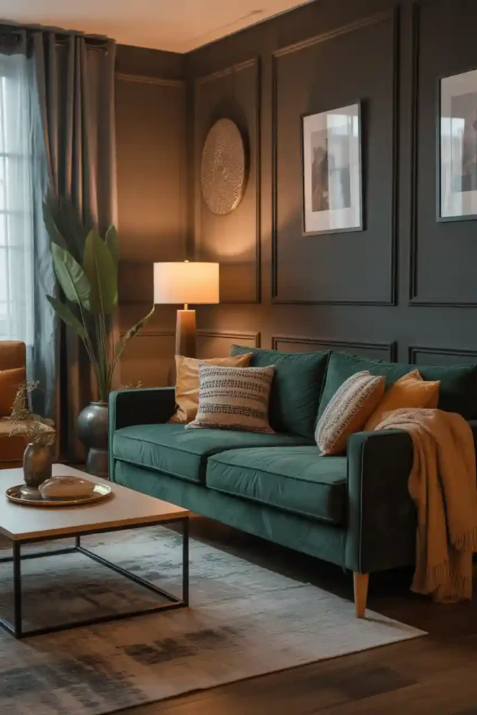 Velvet Sofas in Deep Jewel Tones