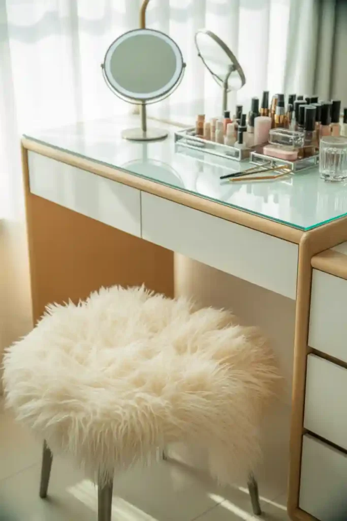 Layer with a Small Rug