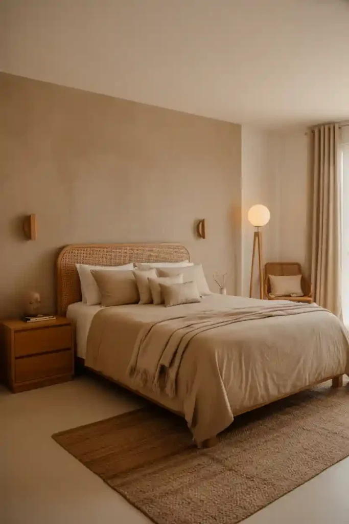 Textured Tan Accent Wall