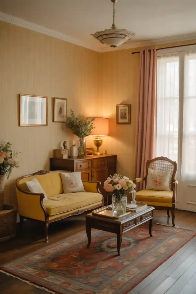 Vintage Yellow Charm