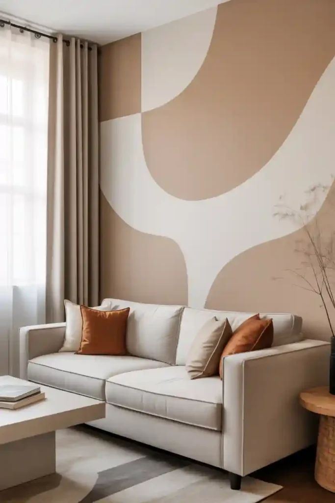 Geometric Painted Design