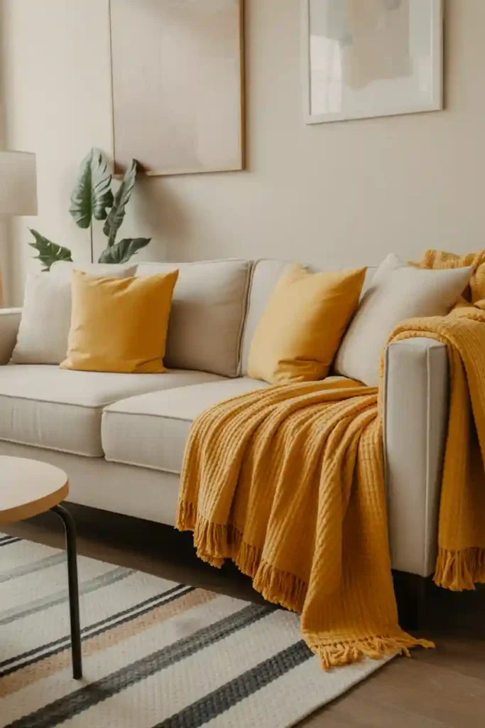 Layered Yellow Textiles