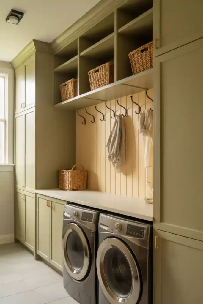 Multi-Functional Mudroom-Laundry Combo