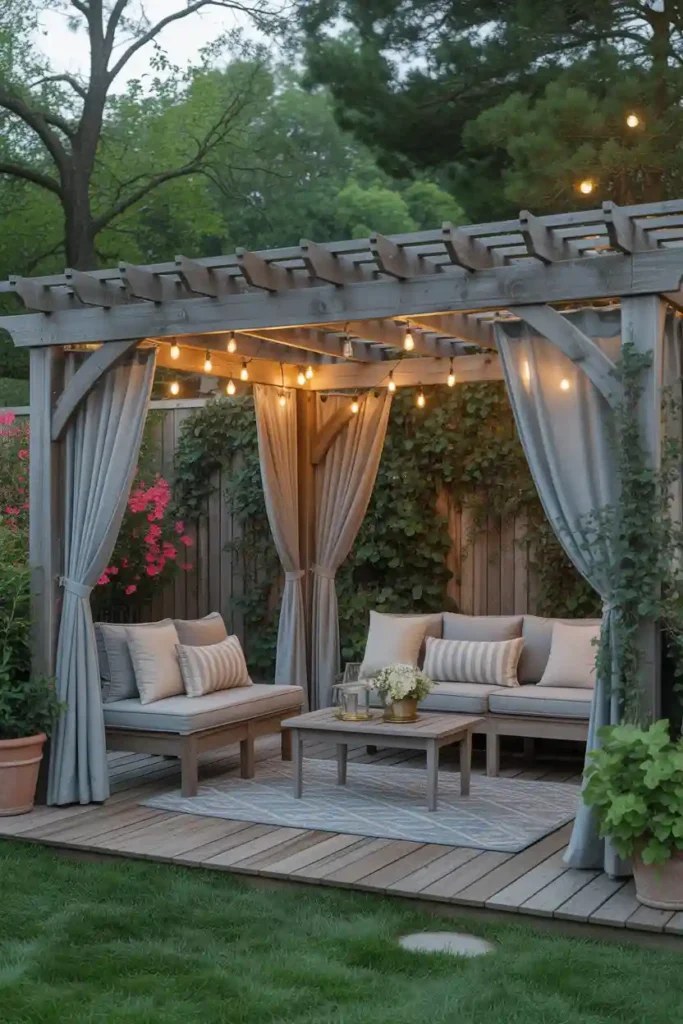 Pergola Lounge Area