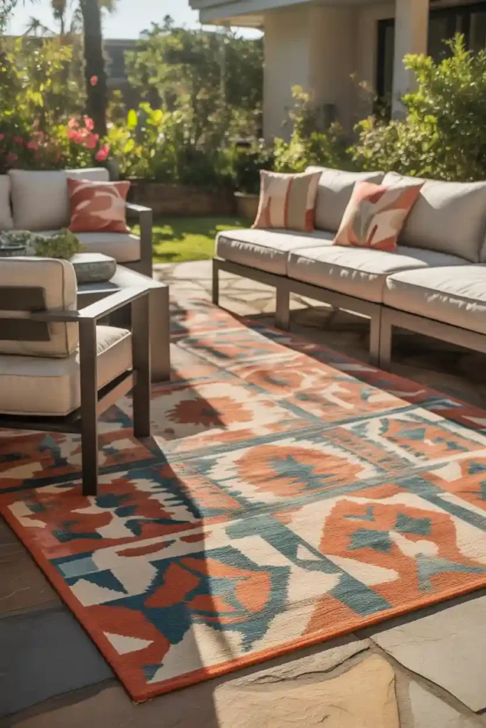 Use Weatherproof Outdoor Rugs
