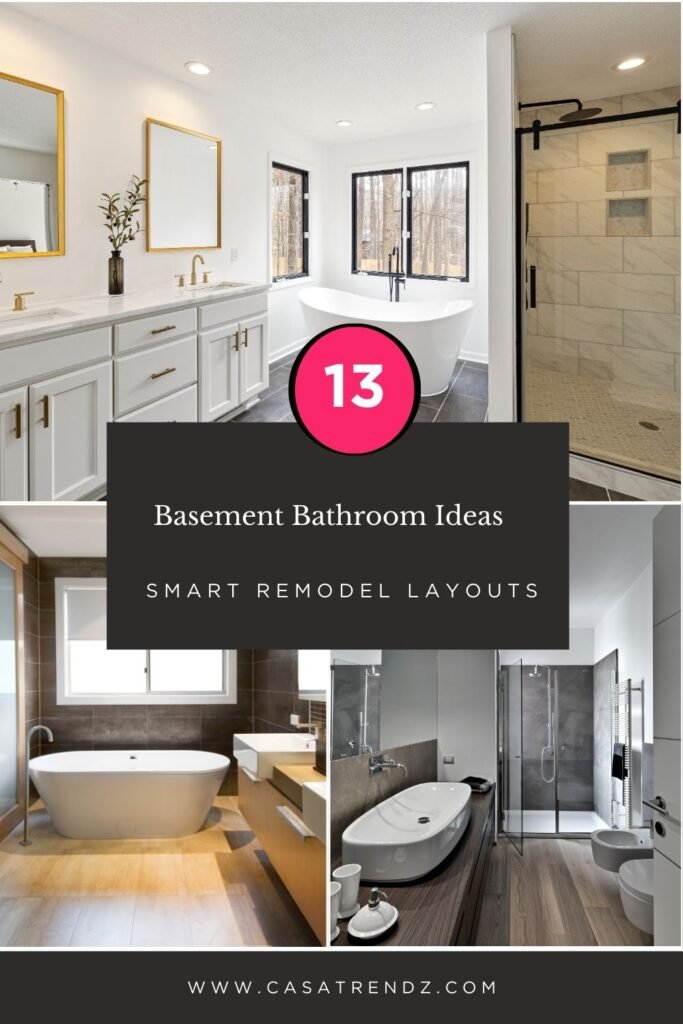 13 Basement Bathroom Ideas: Smart Remodel Layouts
