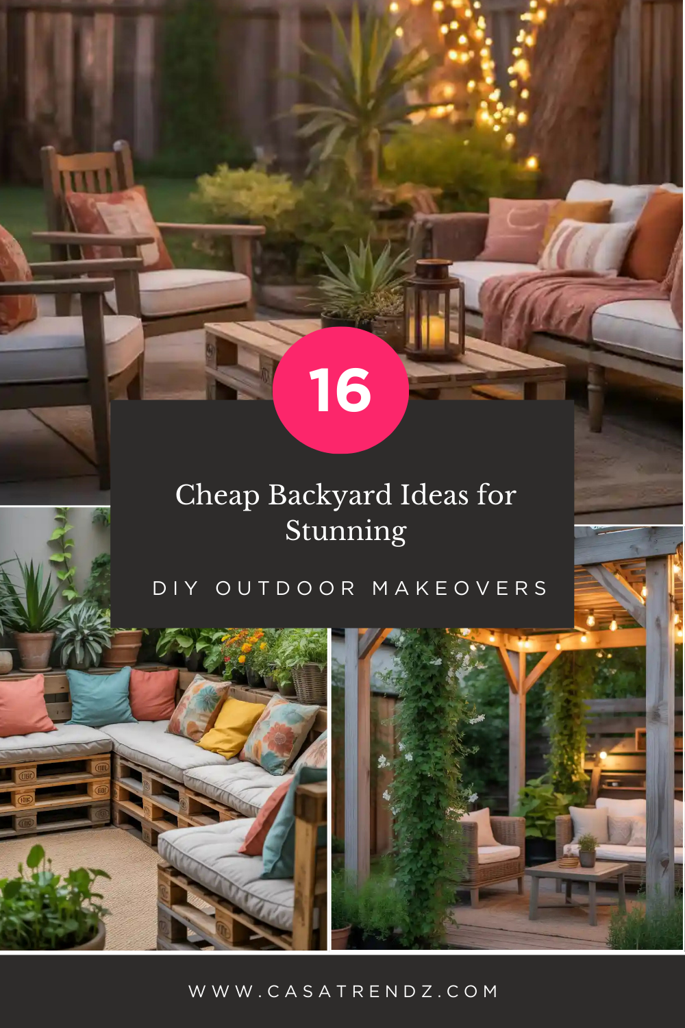 16 Cheap Backyard Ideas For Stunning DIY Outdoor Makeovers Cheap 