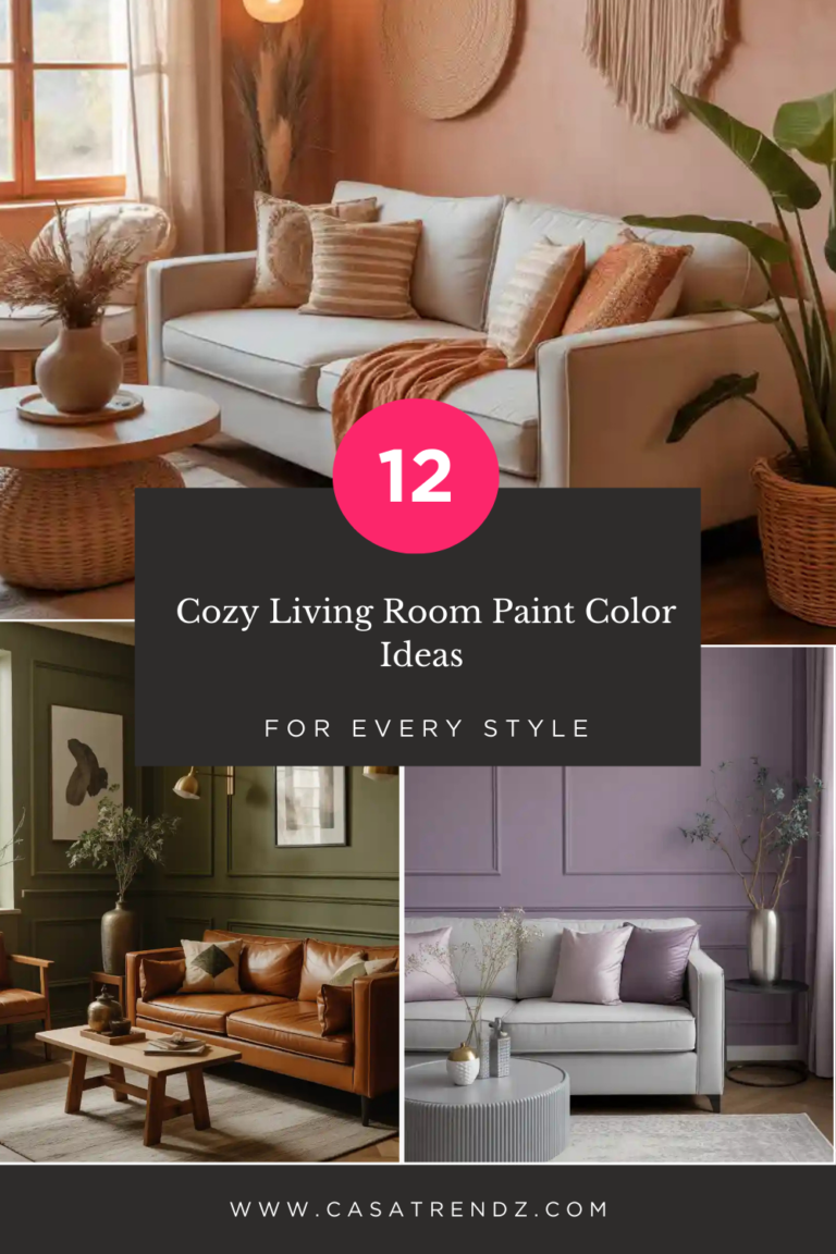 Cozy Living Room Paint Color Ideas
