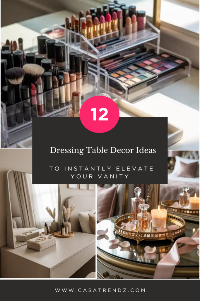 12 Dressing Table Decor Ideas to Instantly Elevate Your Vanity Dressing ...