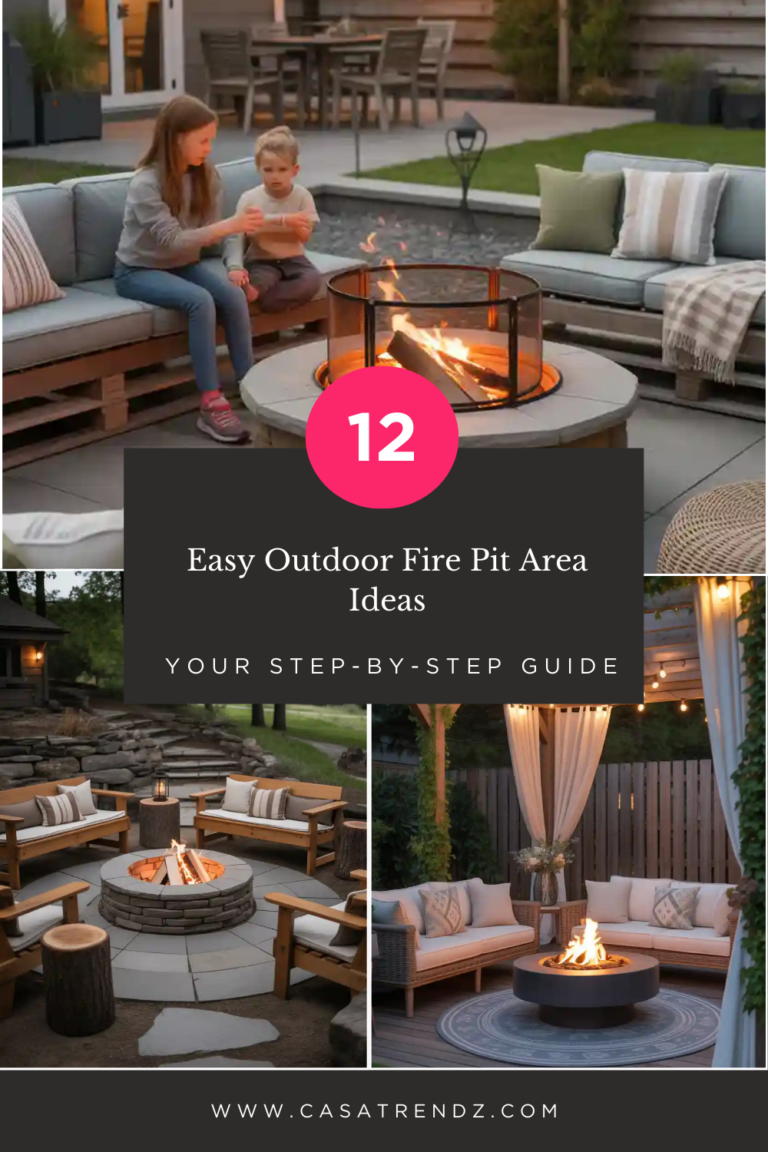 _Easy Outdoor Fire Pit Area Ideas