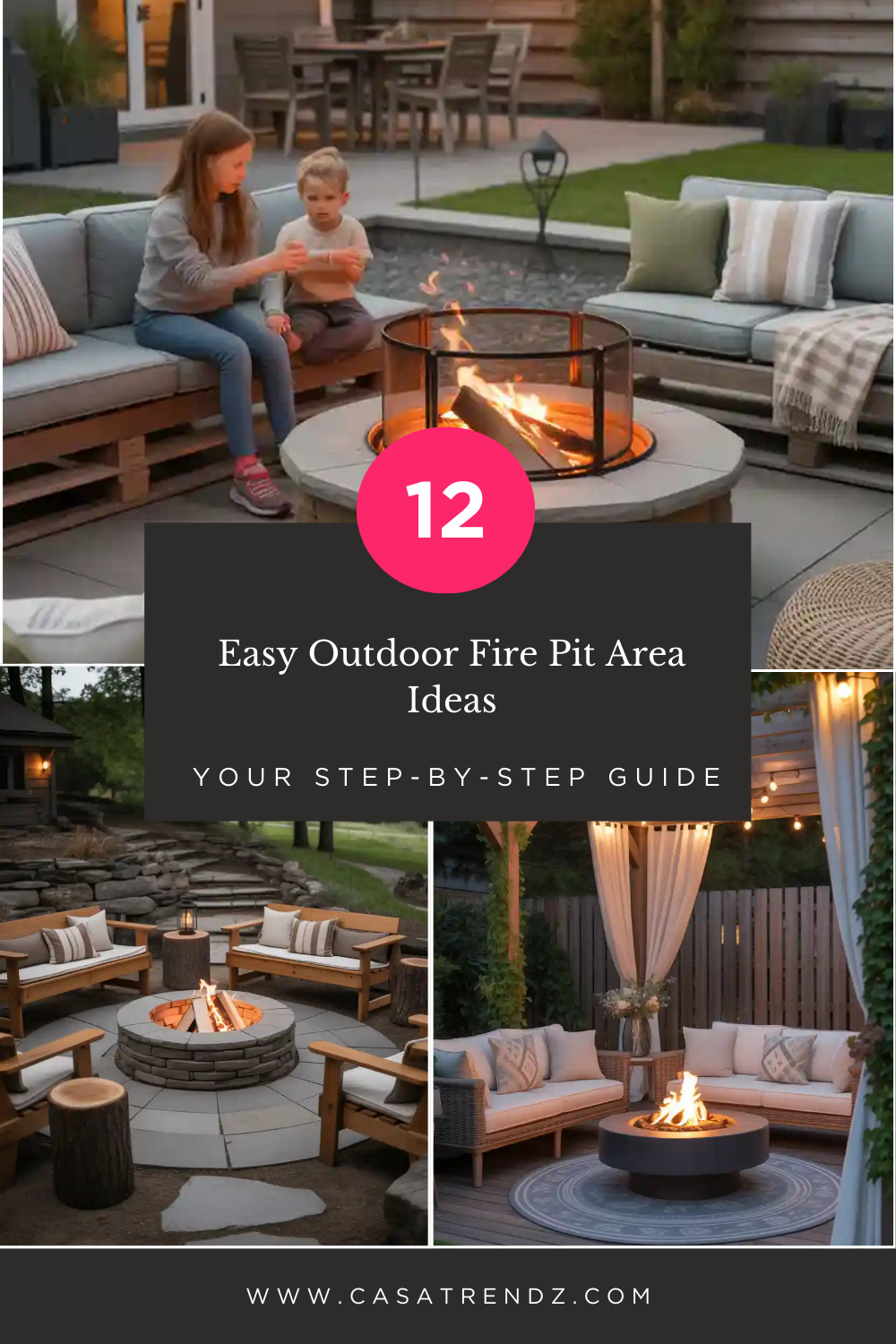 _Easy Outdoor Fire Pit Area Ideas