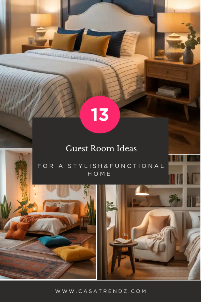 13 Guest Room Ideas for a Stylish & Functional Home Guest Room Ideas
