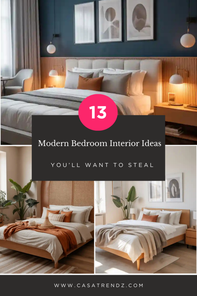 13 Modern Bedroom Interior Ideas You’ll Want to Steal Modern Bedroom ...