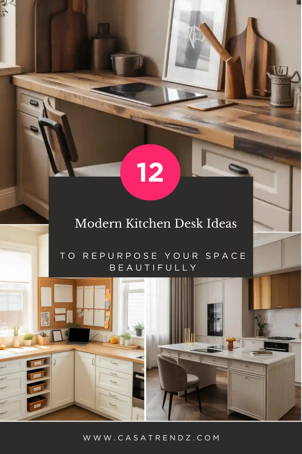 _Modern Kitchen Desk Ideas