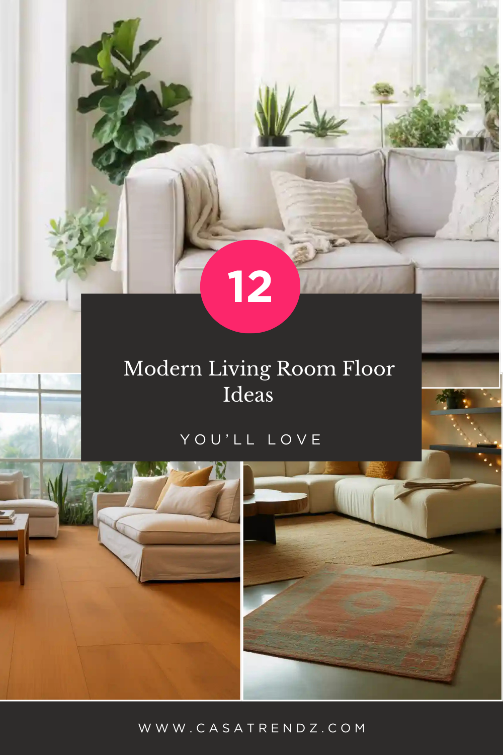 _Modern Living Room Floor Ideas
