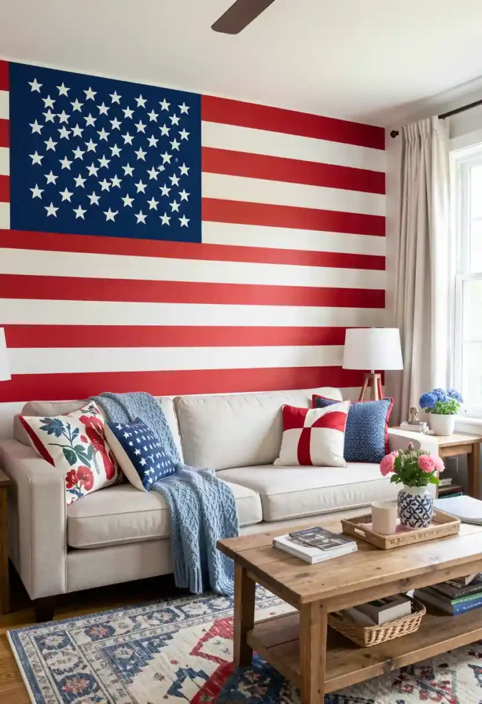 Classic American Flag Wall Decal