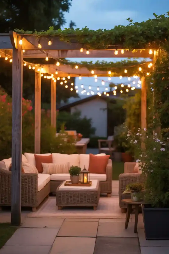 Classic String Lights Canopy