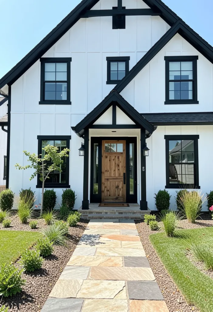 Classic White with Black Trim