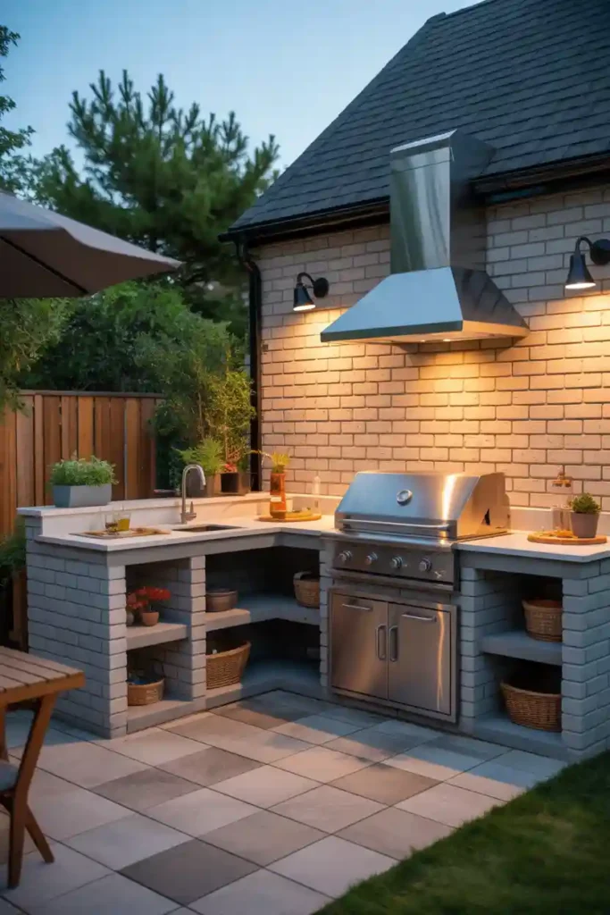 Compact L-Shaped Layout