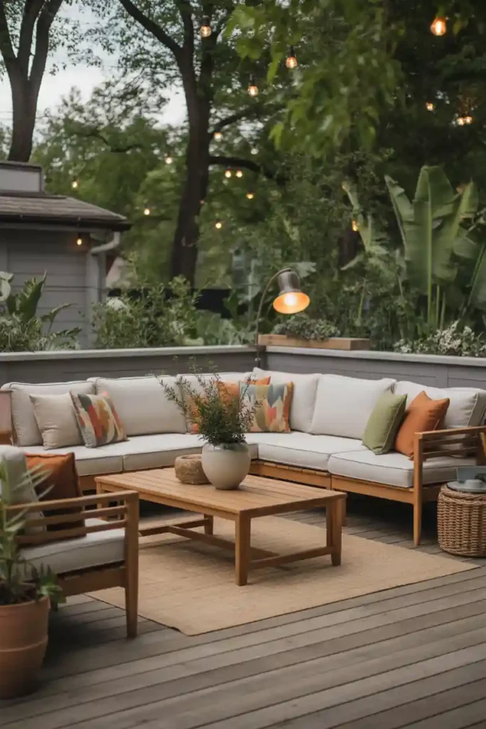 Create a Cozy Outdoor Living Room