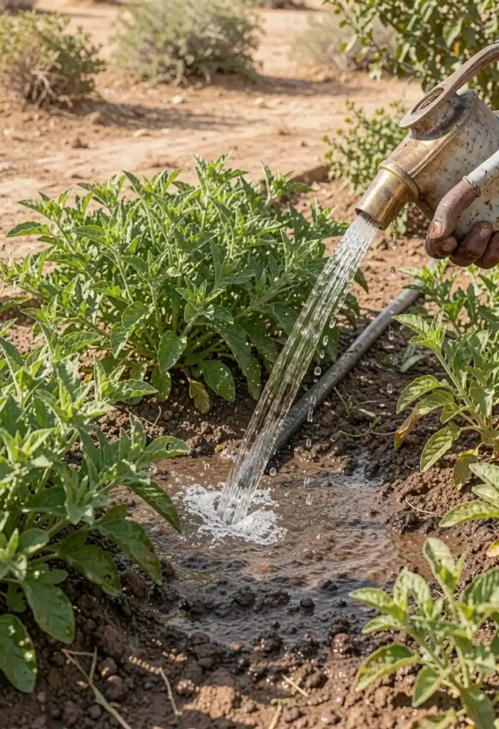 Deep Watering Instead of Frequent Light Watering