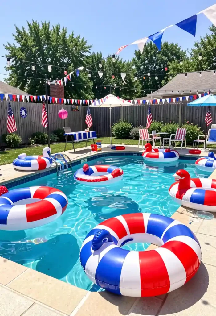 Patriotic Pool Float Decorations