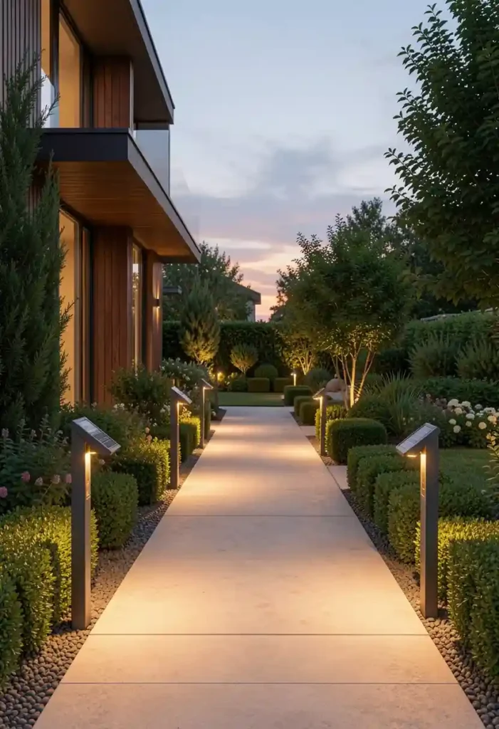 Sleek Solar Pathway Lights