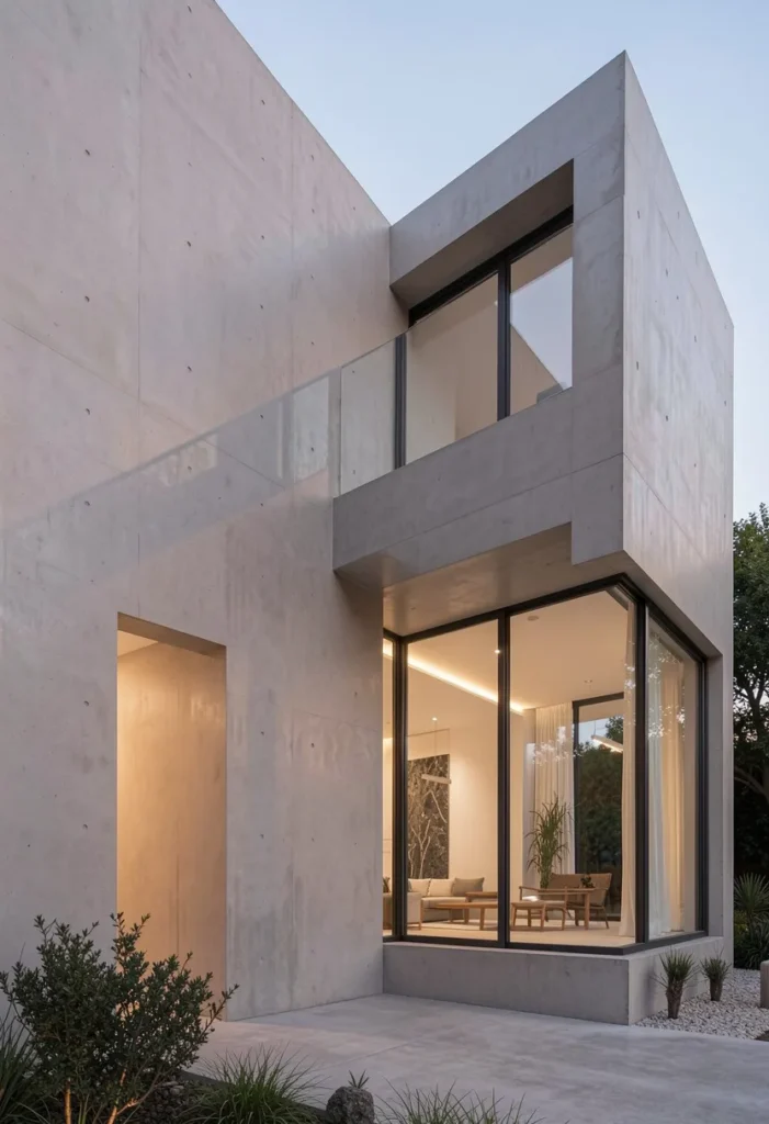 Smooth Concrete Minimalist Walls