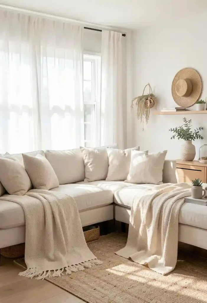 Swap Heavy Fabrics for Light Linens