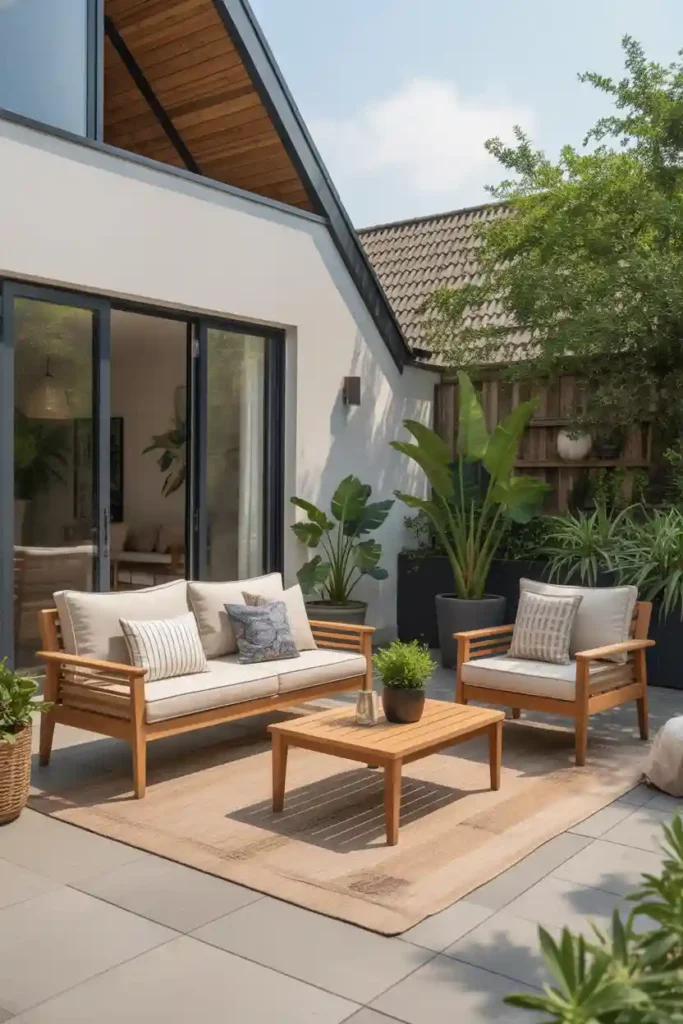 Teak Wood Lounge Set