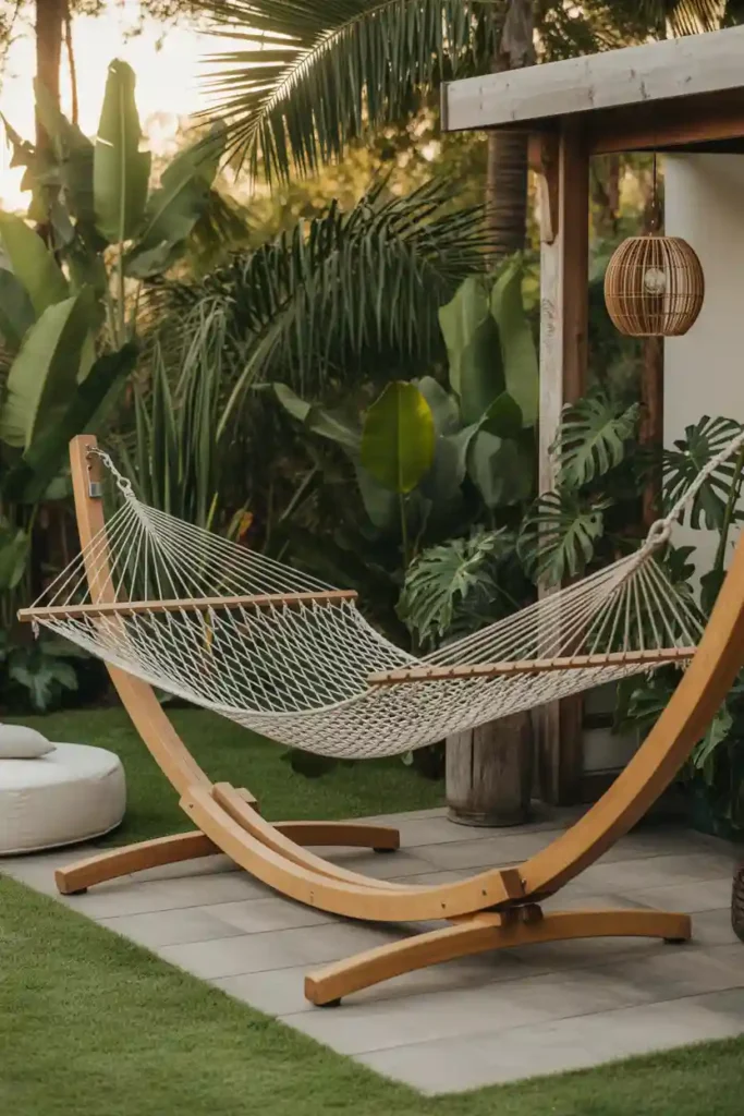 Tropical Garden Hammock Retreat