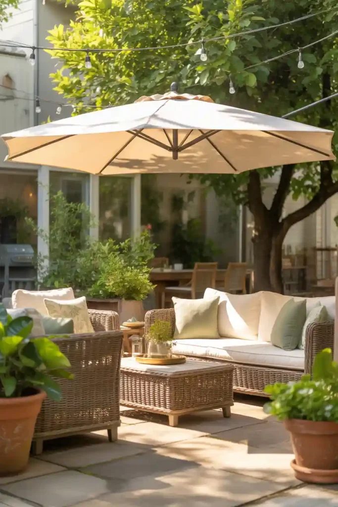 Add Shade with Outdoor Decor