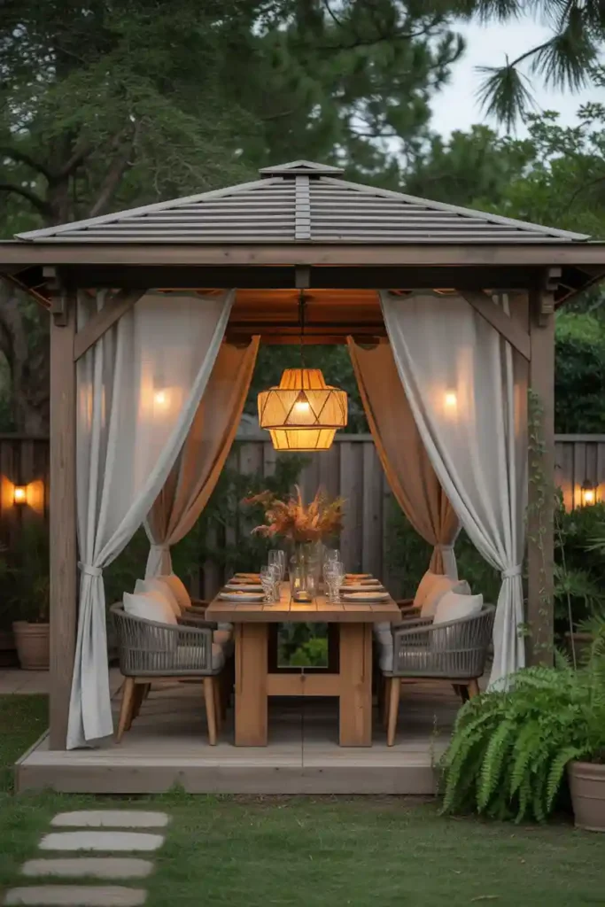Covered Outdoor Dining Pavilion