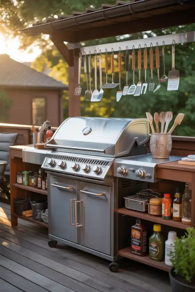 Keep BBQ Tools and Supplies Organized