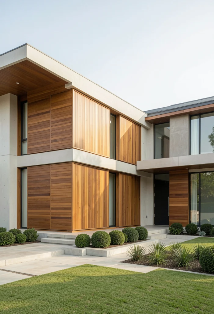 . Deep Green Rustic Modern Shutters